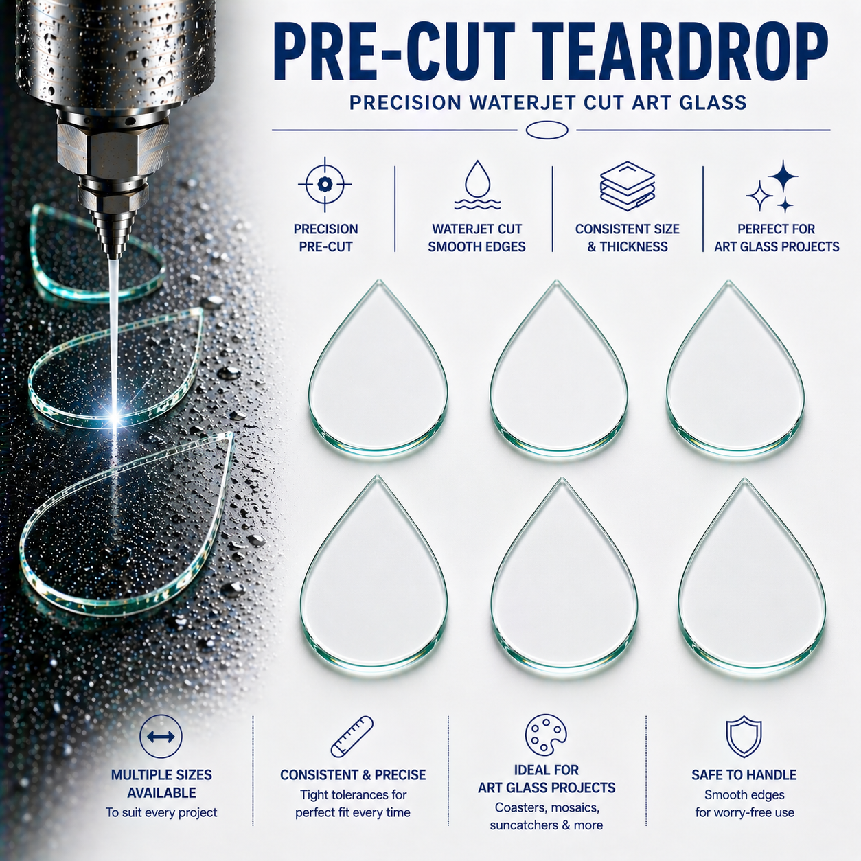 Pre-Cut Tear Drop