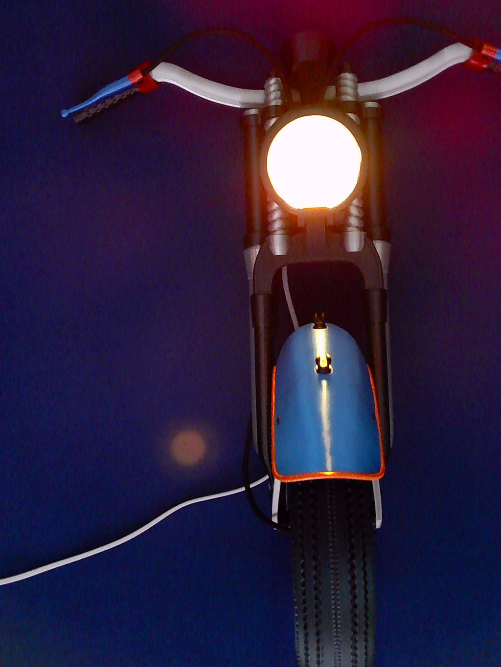 Hogs For Paws NFP Woodstock Harley-Davidson Raffle Ticket — Fly'n High Bike Wall Lamp
