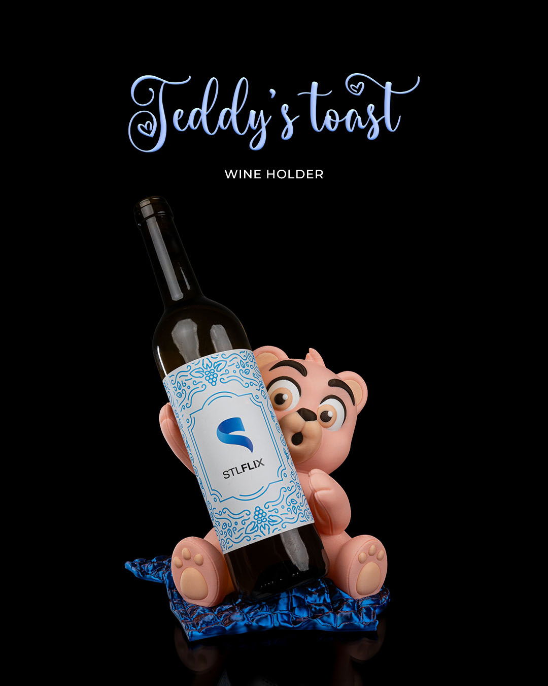Teddy's Toast Wine Holder product image