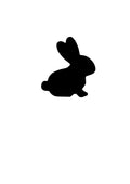 Bunny pre-cut glass product