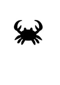 Crab pre-cut glass product