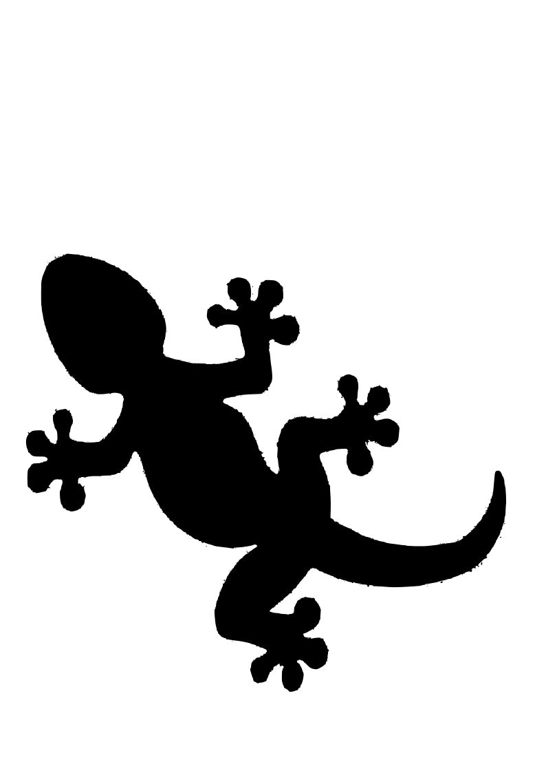 Lizard pre-cut glass product