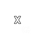X pre-cut glass product