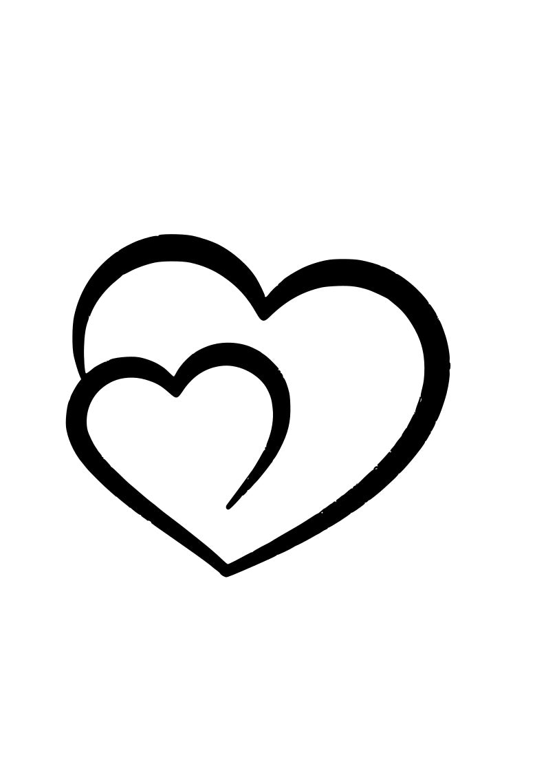 Hearts Entertwined pre-cut glass product