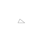 Scalene Triangle pre-cut glass product