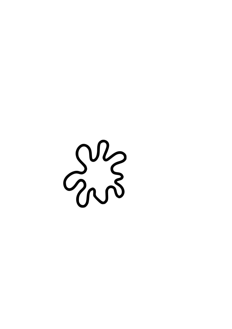 Splat pre-cut glass product