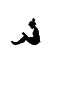 Girl Reading Book 1 pre-cut glass product